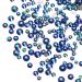 Jollin 3456pcs Flatback Rhinestones Glass Charms Diamantes Gems Stones for Nail Art 6 Size ss4 ss12 Jet AB