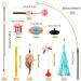 QUOZUO 50 Pcs Cat Toy Kitten Toys set Interactive cat Toy with Suction Cup Wand Hanging Door Flying cat Toys for Indoor Cats Cat Spring Toy Cat Toy Mouse cat ball toy Cat Crinkle Balls - Buy Online on GoSupps.com