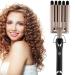 5 Barrel Hair Crimper Iron - 0.6 Inch Ceramic Tourmaline Curling Wand for Perfect Waves - Dual Voltage International Shipping - Buy Online on GoSupps.com