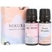 Nikura Anxiety Relief Essential Oil Blends Set - 2 x 10ml | Anti-Anxiety & Sweet Dreams | Essential Oils For Diffusers for Home Aromatherapy | Lavender Oil for Sleep Bergamot Ylang Ylang for Stress