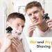 JIAABCHOMO 3-in-1 Electric Razor for Men - IPX7 Waterproof, Cordless Rechargeable Shaver with LCD Display - Buy Online on GoSupps.com