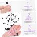 Housoutil Silicone Lip Scrubber 100pcs Eye Shadow Stick Lip Disposable Dual Side Eyeshadow Eyeshadow Sticks Girl 7.5x0.5cm Black - Buy Online on GoSupps.com
