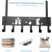 Rabbit Storage Rack Over The Door Racks Over Door Coat Hooks Door Hanging Hat Rack Metal s Hooks Black Clothes Hangers Over Door Towel Hook Iron Storage Shelf Hanging Hook Hook up - Buy Online on GoSupps.com