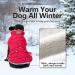 KYEESE Dog Cold Weather Coat | Windproof Padded Sherpa Warm Jacket for Large Dogs | Red XX-Large | Leash Hole | Dog Apparel - Buy Online on GoSupps.com