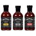 Jack Daniel's - Barbecue Grill Sauce Set - Original Sweet & Spicy and Honey BBQ (3 x 473ml)