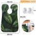Tropical Leaf Beard Bib Apron | Beard Hair Catcher for Men | Perfect Father's Day & Christmas Gift with Suction Cups - Buy Online on GoSupps.com
