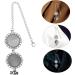 PACKOVE 2pcs Brooch Flower Pendant Sublimation Brooch Accessory Diy Brooch Pendant Diy Craft Badge Clothing - Buy Online on GoSupps.com