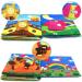 Teytoy Infant Soft Book - Montessori Educational Baby Toy | Nontoxic Fabric Touch & Feel Cloth Book for Babies, Infants & Toddlers - Buy Online on GoSupps.com