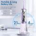 350ml Oral Shower Wireless 2024 - Electric Tooth Cleaner with 5 Modes 9 Nozzles & IPX7 Waterproof - Best Oral Care & Cleaning Device (Purple) - Buy Online on GoSupps.com