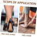 TENDYCOCO 16 Pairs High Heels Heel Covers - Non-Slip PVC Latin Shoes for Women | International Shipping Available - Buy Online on GoSupps.com