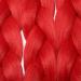 Colorful Red Kanekalon Braids Extensions - 60cm Synthetic Crochet Hair | Premium Quality Hair Extensions for International Shipping - Buy Online on GoSupps.com