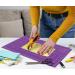 Headley Tools 12x18 Inch Self Healing Cutting Mat - Double Sided 5-Ply Gridded A3 Cutting Board for Craft, Fabric, Quilting, Sewing, Scrapbooking - Pink/Dark Purple - Buy Online on GoSupps.com