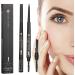 Waterproof Eyeliner Precision High-Pigmented Creamy - Eyebrow Trimmer and Brush Design Waterproof Retractable Eyeliner Makeup for Daily Use Beginner Friendly 02 - Buy Online on GoSupps.com