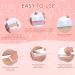 Roll On Waxing Kit with Warmer, 2 Rose Cartridges, 10 Wax-removing Wipes, 100pcs Wax Strips - At Home Hair Removal for Women and Men - Buy Online on GoSupps.com