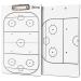Murray Sporting Goods Dry Erase Double-Sided Hockey Coaches Clipboard