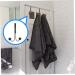 GLEAVI 2pcs Coat for Outdoor Home Hook Multi-Functional Double Punch- Door Hanging 14x9cm Black - Buy Online on GoSupps.com