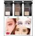 Eyebrow Powder Makeup Kit-3 Colors Eye Brow Tinted Powder Palette Long-Lasting Waterproof Grey Brown Series Brow Filler Fill & Sculpt Full Eyebrows for Women With Mirror Brow Brush-Set 03 - Buy Online on GoSupps.com