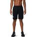 Pinkbomb Men's 2 in 1 Running Shorts - Quick Dry Gym Workout Shorts with Phone Pocket | Black - Large - Buy Online on GoSupps.com
