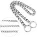 2 Pcs Dog Chain Metal Dog Training Collar Adjustable Durable Silver Dog Chains for Pet Small Medium Puppy M - Buy Online on GoSupps.com
