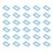Mouth Tape Breathing Training 30pcs Ultra Thin Sleep Mouth Tape for Night (Blue)