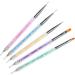 Nail Painting Dotting Pen Professional Multifunctional Double end Pen Nail Art Brush 5pcs for Dotting for Liner for Painting for Nail Art - Buy Online on GoSupps.com
