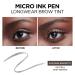 L'Or al Paris Micro Ink Pen Brow Stylist - Dark Brunette 0.033 fl oz | Longwear Tint for Hair-Like Effect | Precision Comb Tip | Up to 48HR Wear - Buy Online on GoSupps.com