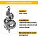 Realistic Snake Temporary Tattoo Stickers - 16 Sheets 3D Tribal Serpent & Floral Design, Waterproof Fake Tattoos with Forearm Swords - Perfect for Arm Body Art in Black - Buy Online on GoSupps.com