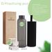 Waterdrop Starter Set Glass - 1L Glass Bottle + 18 Sugar-Free Microtrinks in 6 Fruity Varieties | Leak-Proof Carbonic Acid Beverages - Buy Online on GoSupps.com