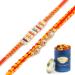 Ghasitaram Gifts Rakhi for Brother Rakhis Online - Set of 2 Glittering Thread and Multicolour Stone Premium Rakhis with 100 GMS of Dryfruits Mix Can