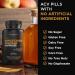 Livingood Daily Apple Cider Vinegar Capsules with Probiotic Blend - 1500mg ACV for Healthy Gut, Digestion, & Weight - Vegan - 90 Capsules - Buy Online on GoSupps.com
