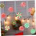 OFFSCH 24 Sheets Christmas Candy Decorations Christmas Tree Pendants Christmas Hanging Candies Manual Label - Buy Online on GoSupps.com