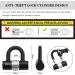 BIGLUFU Motorcycle Chain Lock 120cm/4ft Heavy Duty Cut Proof Square Chains + U Lock - Ideal for Motorcycles, Bikes, Scooters - 4 Keys Included - Buy Online on GoSupps.com