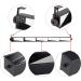 10L0L Universal Golf Cart 5 Panel Mirror - Wide Angle Rear View Mirror for EZGO, Club Car, Car, SUV, Van, Truck - Buy Online on GoSupps.com