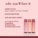 Burt's Bees Tinted Lip Balm Rose 100% Natural - 1 Tube (Packaging may vary) - Buy Online on GoSupps.com