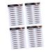 Beavorty 4pcs Eyebrow Stickers Waterproof Stickers Peel off Brow Water Transfer Eyebrow Sticker 4d Hair Tool