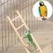 MEISH Wooden Ladder for Parrots with Five Rugs Wooden Ladder Cage Hanging Bird Climbing Toys Parrot Step Ladders for Bird parrot hamster - Buy Online on GoSupps.com