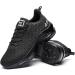 QAUPPE Women's Lightweight Air Sports Walking Sneakers US 5.5-11 B(M) 6 - Allblack - Buy Online on GoSupps.com