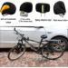 Xanperex Black Dual Rail No Nose Gel Bike Seat Cushion for Men/Women - Comfortable Bicycle Seat for Mountain, Cruiser, Indoor, Spin Bikes - Buy Online on GoSupps.com