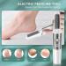 Electric Foot Callus Remover - Rechargeable Pedicure Kit with 3 Speeds 3 Rollers & Professional Foot Care Tool for Smooth Feet - Ideal Gift in Pearl White - Buy Online on GoSupps.com