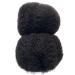 Tight Afro Kinky Human Hair for Dreadlocks - 4 Bundles 8 Inch Natural Black 1B - Buy Online on GoSupps.com