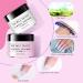NICOLE DIARY Acrylic Powder Set - Professional Nail Extension Kit with Liquid Monomer for French Nails - White, Clear, Pink - Buy Online on GoSupps.com