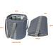 Foldable Bucket 36L Waterproof Oxford Cloth Collapsible Bucket with Plastic Supports on The Rim and Sides - Grey - Buy Online on GoSupps.com