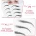 Beavorty Realistic Eyebrow Tattoos 2pcs 3d Eyebrow Stickers Imitation Eyebrow Makeup Eyes Brown Natural Simple Artificial Eyebrow Eyebrow Stencils - Buy Online on GoSupps.com