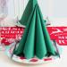 LEKOCH 50 PCS Disposable Green Christmas Napkins | Premium Air Laid Cloth-Like Wedding Napkins | 40x40 Eco-Friendly Tableware - Buy Online on GoSupps.com