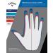 Callaway Men's Golf Glove Standard Large - White (Left Hand) - Buy Online on GoSupps.com