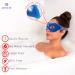 Optix 55 Gel Bead Eye Mask with Eye Holes Blue - Buy Online on GoSupps.com