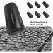 Hard Rubber Buffer for Hiking Sticks - 12PC Professional Nordic Walking Stick Tips - Buy Online on GoSupps.com