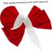 Beaupretty Crystal Decor hairpin bowknot headwear hair bows big hair bow barrette red hair for women Crystal Hair Bow Barrettes hair bow tie French rhinestones clip Wedding Hair Accessories - Buy Online on GoSupps.com