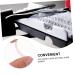 NOLITOY 10pcs Eyelash Pattern Strip - White False Lashes Extension Tool for Perfect Lash Patterns | Eyelash Holder & Display Clip for Lash Extensions - Buy Online on GoSupps.com