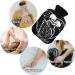 Naanle Skull KISS Hot Water Bottle - Transparent 2L Heating Bag for Pain Relief & Cold Therapy - Buy Online on GoSupps.com